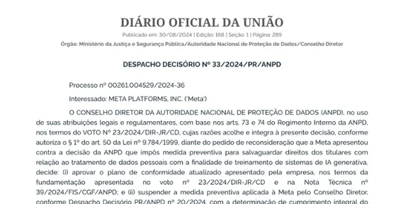 Decisão da ANPD e lições práticas de gestão de riscos segundo a ISO 31000